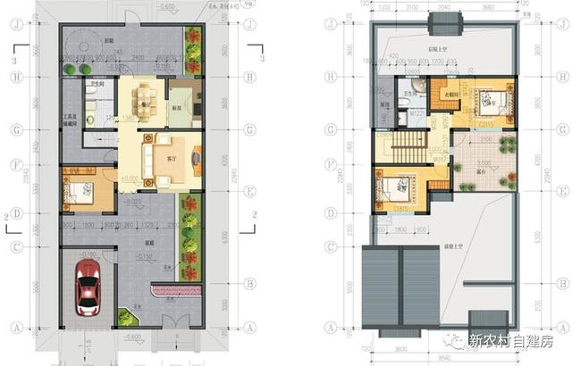 10套北方農(nóng)村平房設(shè)計圖，帶院子，25萬內(nèi)含造價表