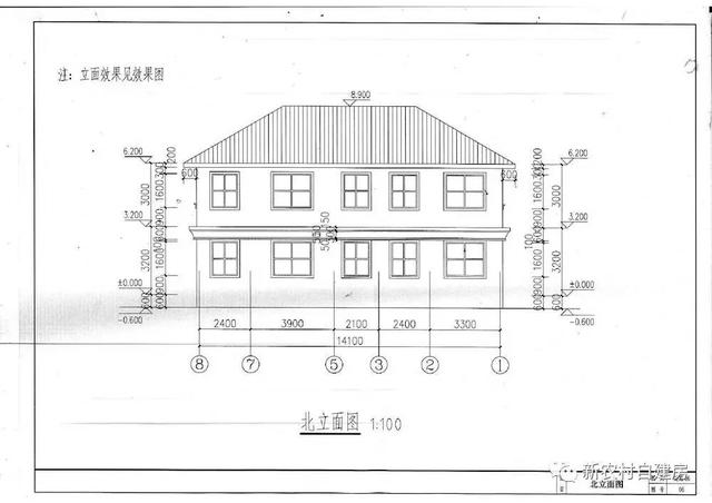 15x12米經(jīng)典二層農(nóng)村別墅設(shè)計圖，6室3衛(wèi)帶車庫，含平面圖