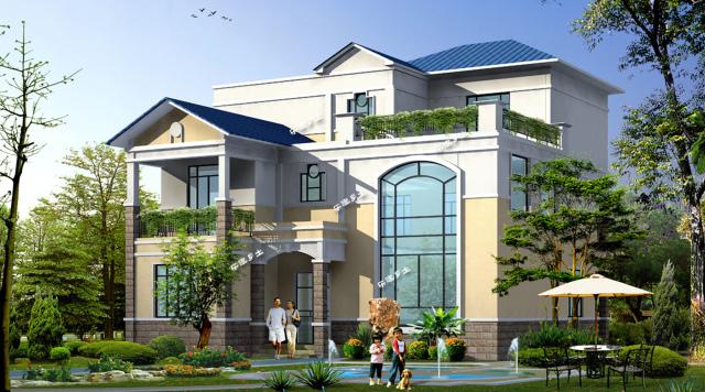 三層別墅效果圖合集，每種風格都很不錯