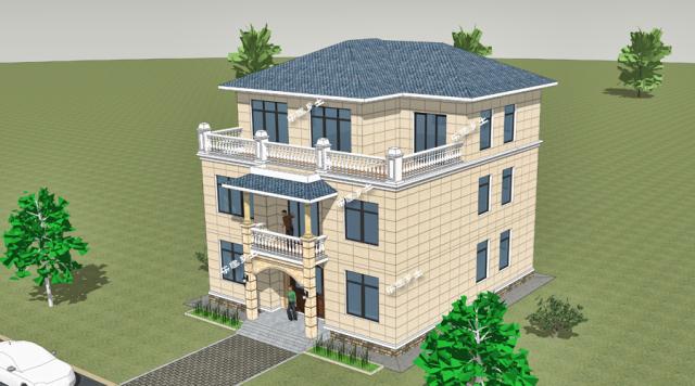 三層別墅效果圖合集，每種風格都很不錯