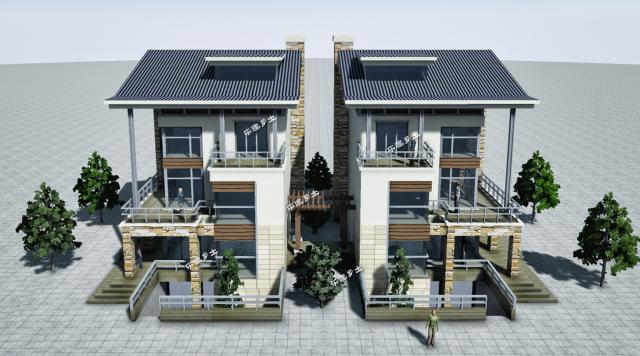 三層別墅效果圖合集，每種風格都很不錯