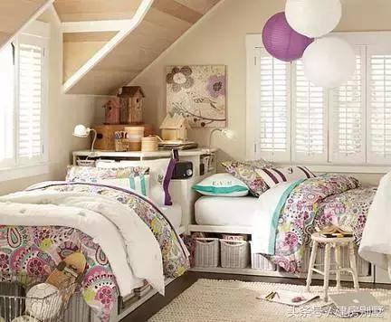 好美！平時用來放雜物的閣樓，竟然能設計的這么好看