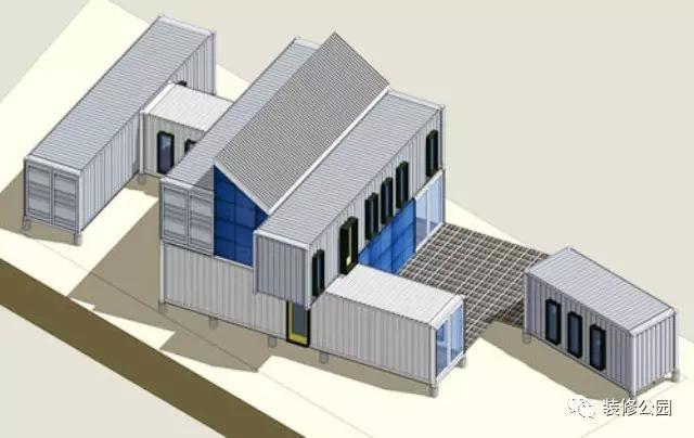 建別墅，能用集裝箱？挑空客廳都行，看看人家就知道