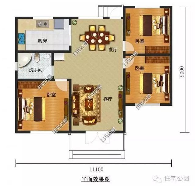 精選3套一層、二層、三層戶型，農(nóng)村最實(shí)用的自建房！