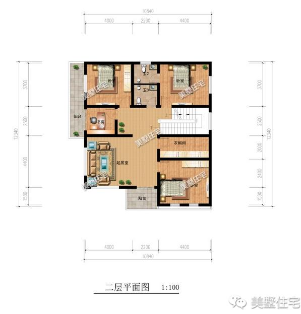 10X12米三層現(xiàn)代別墅圖，建在村里20年都難被超越，簡約的設(shè)計給人眼前一亮