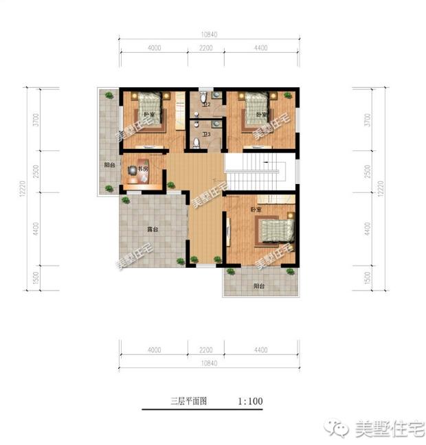 10X12米三層現(xiàn)代別墅圖，建在村里20年都難被超越，簡約的設(shè)計給人眼前一亮