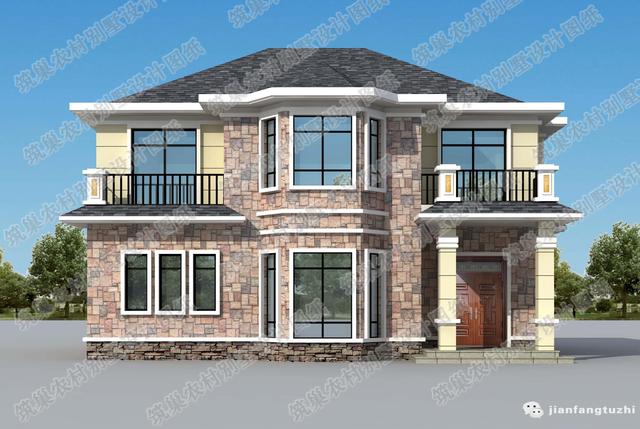 三層復(fù)式雙拼農(nóng)村別墅全套施工圖85萬22×13，單戶有2廳6室5衛(wèi)