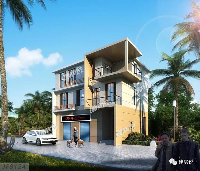 6款最流行的農(nóng)村自建房效果圖，簡約現(xiàn)代風(fēng)，年輕人的選擇