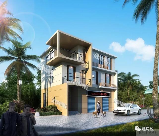 6款最流行的農(nóng)村自建房效果圖，簡約現(xiàn)代風(fēng)，年輕人的選擇