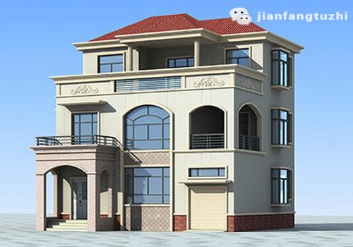 三層復(fù)式別墅全套Cad施工圖26萬(wàn)3廳4室11×10帶車(chē)庫(kù)活動(dòng)室涼亭