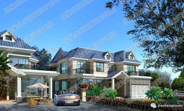 三層新農(nóng)村自建房設(shè)計(jì)圖45萬3廳5室4衛(wèi)170㎡，美觀實(shí)用建筑結(jié)構(gòu)水電齊全