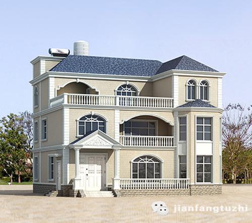 三層新農(nóng)村自建房設(shè)計(jì)圖45萬3廳5室4衛(wèi)170㎡，美觀實(shí)用建筑結(jié)構(gòu)水電齊全