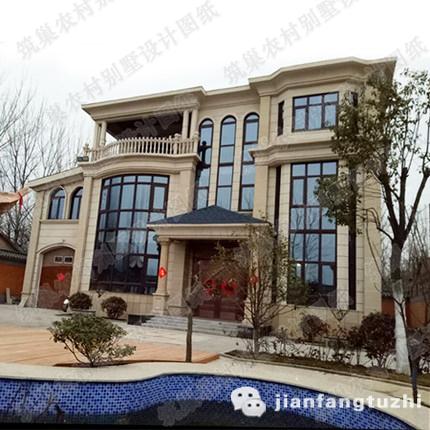 剛建成的復(fù)式三層別墅圖：65萬210㎡3廳7室?guī)TV房活動廳套間，一樣豪華大氣