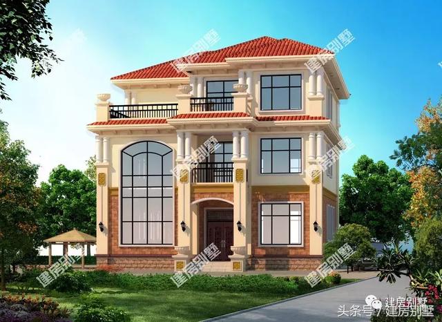 兩棟漂亮實(shí)用的三層別墅,第一棟外觀靚麗，第二棟大方婉約