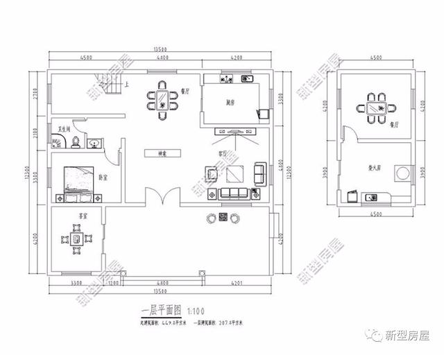 農(nóng)村自建別墅圖，450平面積造價40萬，簡歐式風(fēng)格的小洋樓