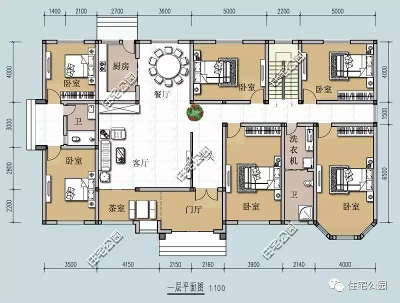 5套大開(kāi)間的農(nóng)村別墅戶型, 選大氣歐式還是傳統(tǒng)中式? 含圖紙