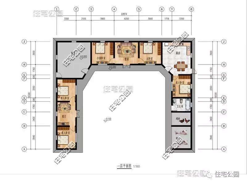 5套大開(kāi)間的農(nóng)村別墅戶型, 選大氣歐式還是傳統(tǒng)中式? 含圖紙