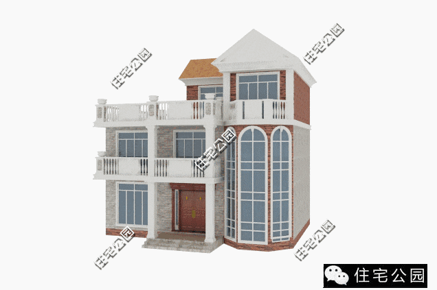 在農(nóng)村蓋一棟這樣的3層別墅, 墻體全用落地窗真的好嗎?