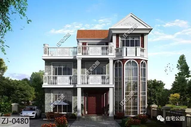 在農(nóng)村蓋一棟這樣的3層別墅, 墻體全用落地窗真的好嗎?