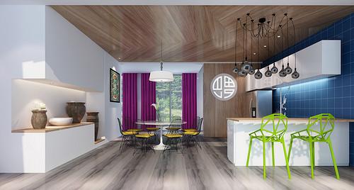 600平米現(xiàn)代別墅，五光十色讓你沉醉其中！