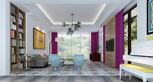 600平米現(xiàn)代別墅，五光十色讓你沉醉其中！