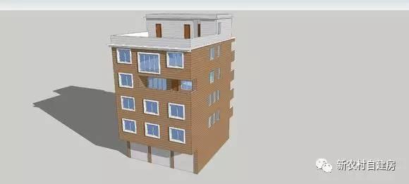 臨街五層半商住樓，頂樓可作菜園，這個(gè)設(shè)計(jì)棒呆了