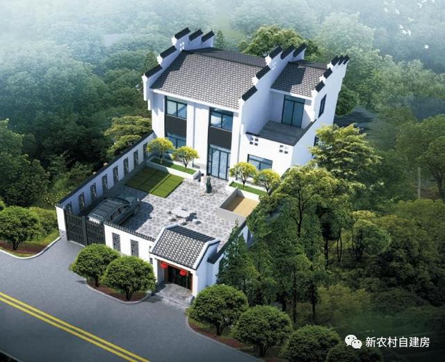 25萬(wàn)建套中式鄉(xiāng)村別墅，有院子和菜地，把鄰居都比下去