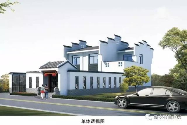 25萬(wàn)建套中式鄉(xiāng)村別墅，有院子和菜地，把鄰居都比下去