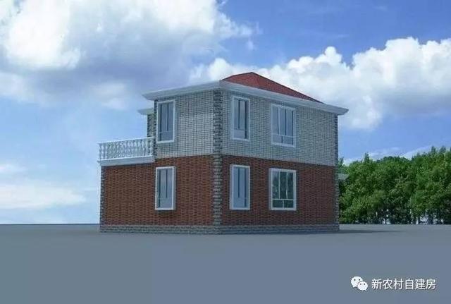 農(nóng)村15萬可建的二層小別墅，既省錢又實用，堂屋柴火灶都有