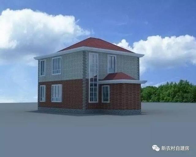 農(nóng)村15萬可建的二層小別墅，既省錢又實用，堂屋柴火灶都有