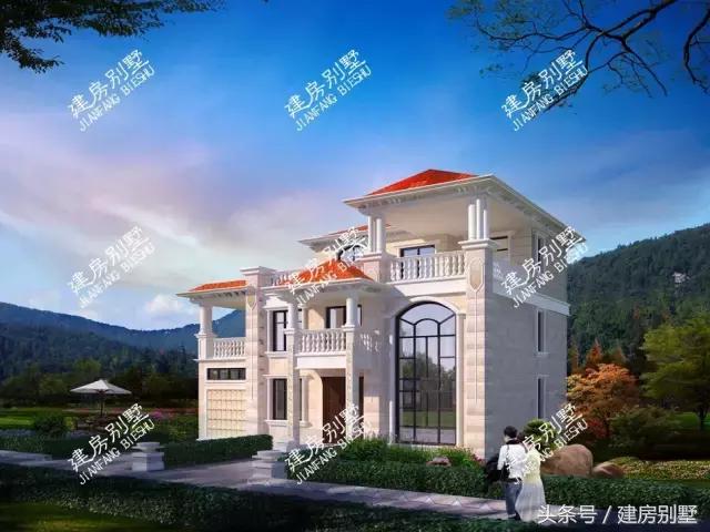 14.4×11.1米三層農(nóng)村別墅，老爸拍板就要這套了