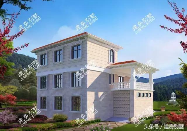 14.4×11.1米三層農(nóng)村別墅，老爸拍板就要這套了