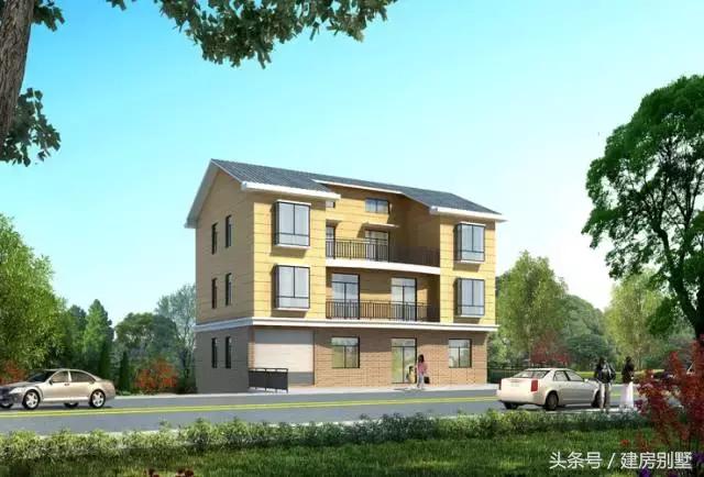 16×10.04米三層農(nóng)村別墅，“人氣“最旺的戶型