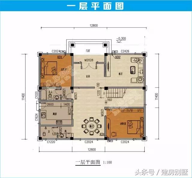 2024年上半年最受歡迎的5款三層農(nóng)村別墅戶型+平面圖