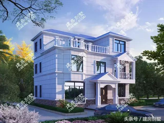 2024年上半年最受歡迎的5款三層農(nóng)村別墅戶型+平面圖