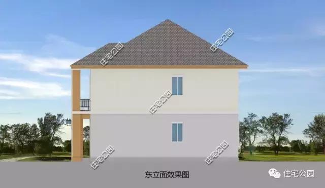 獨(dú)立開放式農(nóng)村小戶型，16X14米2層別墅經(jīng)濟(jì)實(shí)用，全圖！