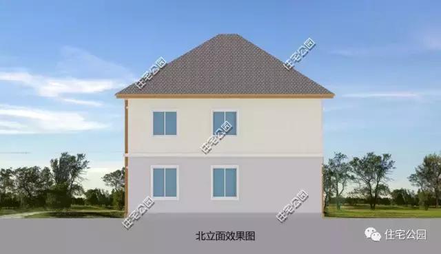 獨(dú)立開放式農(nóng)村小戶型，16X14米2層別墅經(jīng)濟(jì)實(shí)用，全圖！