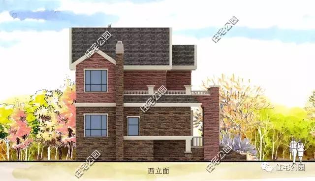 面寬進深一樣大，自建2層架空鄉(xiāng)村別墅，30萬的造價你還不看看？