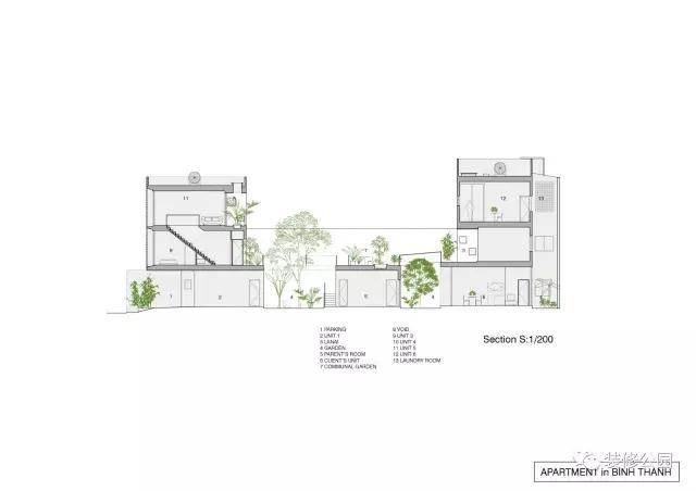 自建房屋做民宿，花磚庭院連廊不可少，狹長地塊也不怕