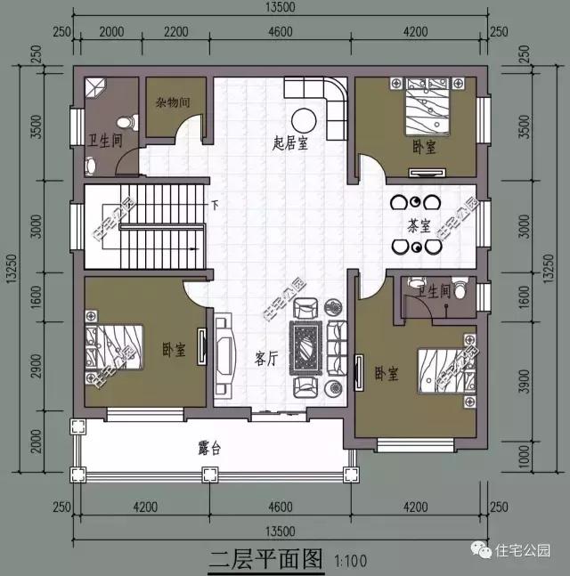 13X13米農(nóng)村別墅，高大上外觀，經(jīng)濟實用戶型！