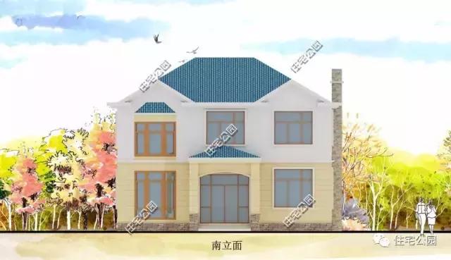 12X12米別墅戶型，經(jīng)典田園，造價(jià)23萬(wàn)！