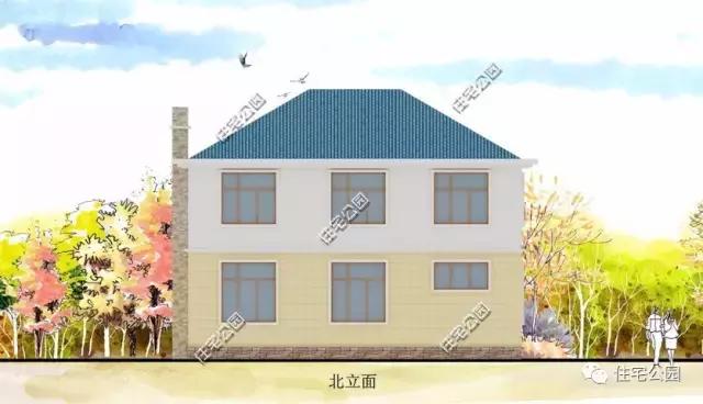 12X12米別墅戶型，經(jīng)典田園，造價(jià)23萬(wàn)！