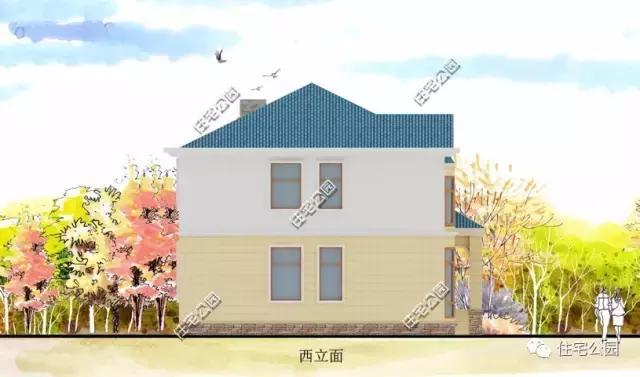 12X12米別墅戶型，經(jīng)典田園，造價(jià)23萬(wàn)！