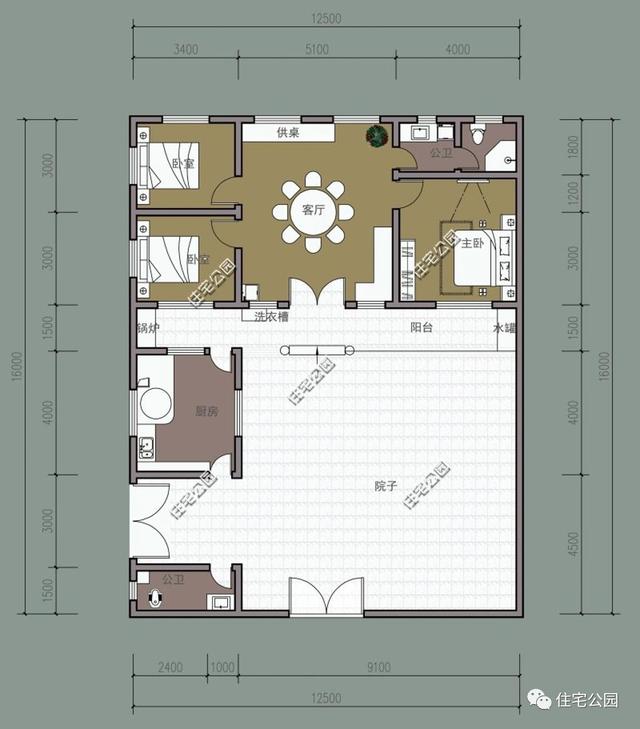 實用造價又低！有地了就建個這樣的農(nóng)村合院，這5套最高只需24萬