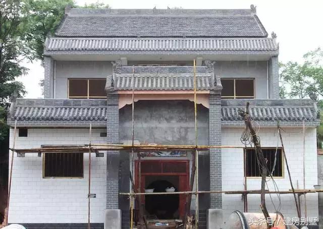 陜西自建四合院式住宅，古色古香，全被一個海爾太陽能熱水器毀了