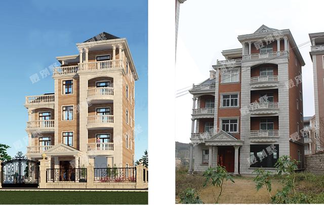 農(nóng)村別墅效果圖實(shí)景圖直接對(duì)比，誰(shuí)說(shuō)實(shí)景圖不如效果圖