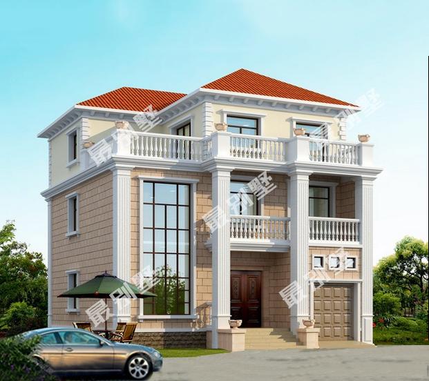 三層帶車庫的農(nóng)村別墅，驚艷全村，已經(jīng)買好圖紙村民都后悔沒早看到