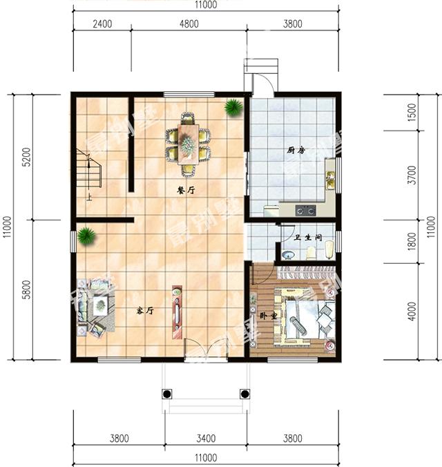 又一套農(nóng)村別墅火了，村里泥瓦匠師傅都來要圖紙，好建又實(shí)用