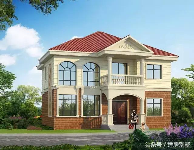 12.3×11.2米二層農(nóng)村別墅，簡(jiǎn)單大方，大眾適用戶型