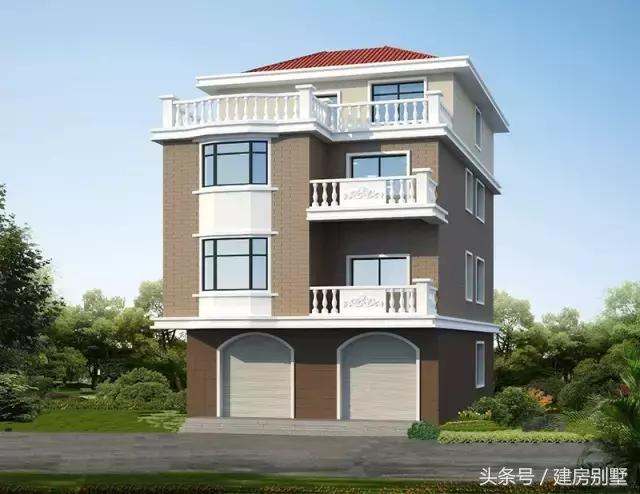 8×12.3米四層帶店面的商住兩用房，誰說面寬小的房子不好看